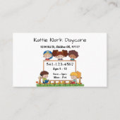 Eenvoudige kinderopvang Visitekaartjes (Voorkant)