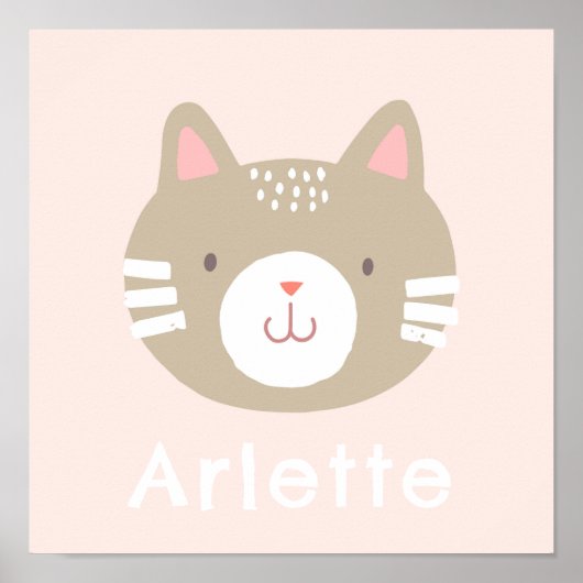 Eenvoudige Kitty Poster (Voorkant)
