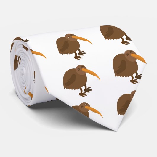 Eenvoudige KIWI Bird Stropdas (Opgerold)