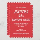 Eenvoudige klaproos effen rood kaart (Voorkant / Achterkant)