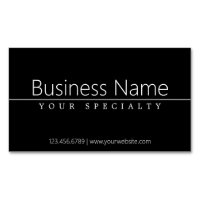 Eenvoudige klasklare witte tekst op zwart