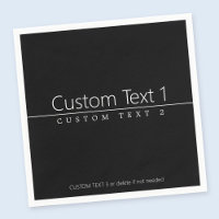 Eenvoudige klasklare witte tekst op zwart