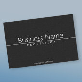 Eenvoudige klasklare witte tekst op zwart tissuepapier