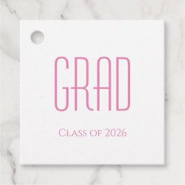 Eenvoudige klasse van 2025 Graduation Party Bedankjes Labels