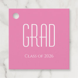 Eenvoudige Klasse van 2025 Graduation Party Schatt Bedankjes Labels