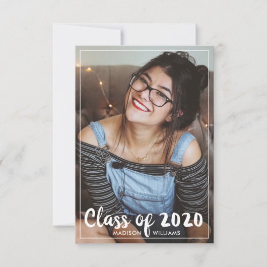 Eenvoudige klasse van het Manuscript van het Jaar  Aankondiging (Voorkant)