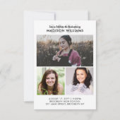 Eenvoudige klasse van het Manuscript van het Jaar  Aankondiging (Achterkant)