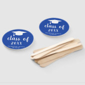 Eenvoudige Klasse van Mortel Board Modern Afstuder Handwaaier (Niet-gemonteerd)