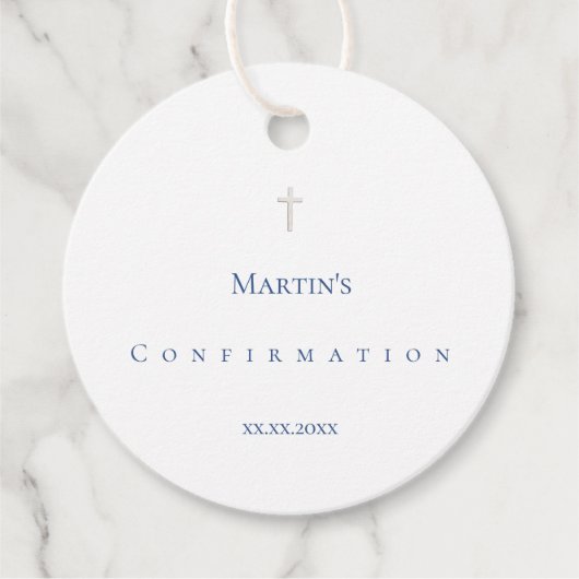 eenvoudige klassieke bevestiging bedankjes labels (Voorkant)