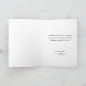 Eenvoudige klassieke hand getrokken Abstracte kers Feestdagen Kaart (Binnen)