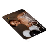 Eenvoudige klassieke Happy Birthday-foto Magneet (Rechterzijde)