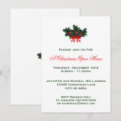 Eenvoudige klassieke holle kerstfeestelijke openin kaart (Voorkant / Achterkant)