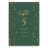 Eenvoudige klassieke kerst bruiloft kaart (Voorkant)