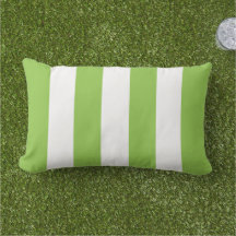 Eenvoudige Klassieke Lime Green Cabana Stripes