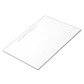 Eenvoudige Klassieke Minimale Basic Stippen Profes Notitieblok (Schuin)