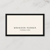 Eenvoudige klassieke, moderne professional visitekaartje (Voorkant)