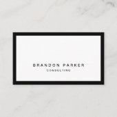 Eenvoudige klassieke, moderne professional visitekaartje (Voorkant)