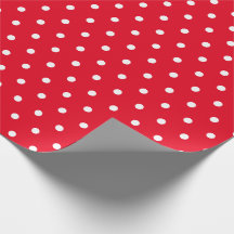 Eenvoudige klassieke Polka Dot Rood en Wit