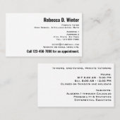 Eenvoudige klassieke professionele multifunctionel visitekaartje (Voorkant / Achterkant)