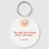 EENVOUDIGE KLASSIEKE REGENBOOG BOHO CHRISTELIJK QU SLEUTELHANGER (Achterkant)