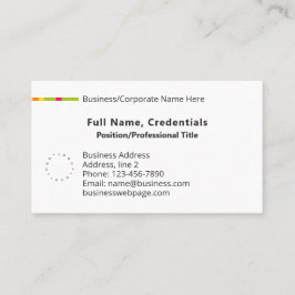 Eenvoudige klassieke zakelijke zakelijke Logo, kle Visitekaartje