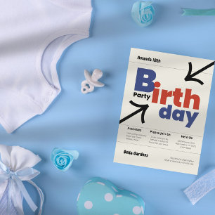 Eenvoudige klassieke Zwitserse verjaardag Kaart