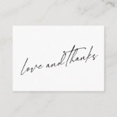 Eenvoudige kleding bruiloft kleurenpalet Suggestie Informatiekaartje (Achterkant)