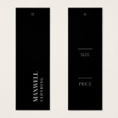 Eenvoudige kleding Hang Labels Mini Visitekaartjes (Voorkant /achterkant)