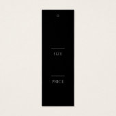Eenvoudige kleding Hang Labels Mini Visitekaartjes (Achterkant)