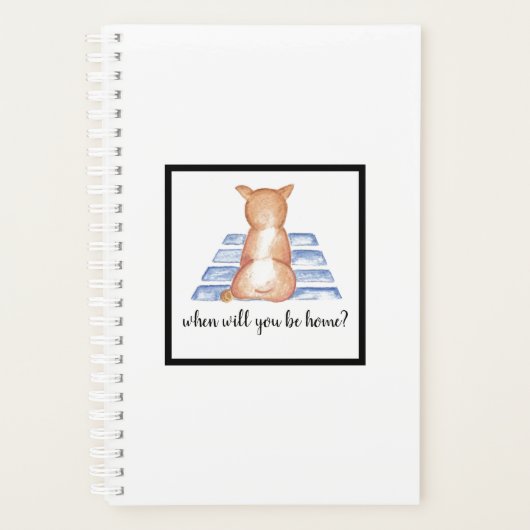 Eenvoudige kleine hond planner (Voorkant)