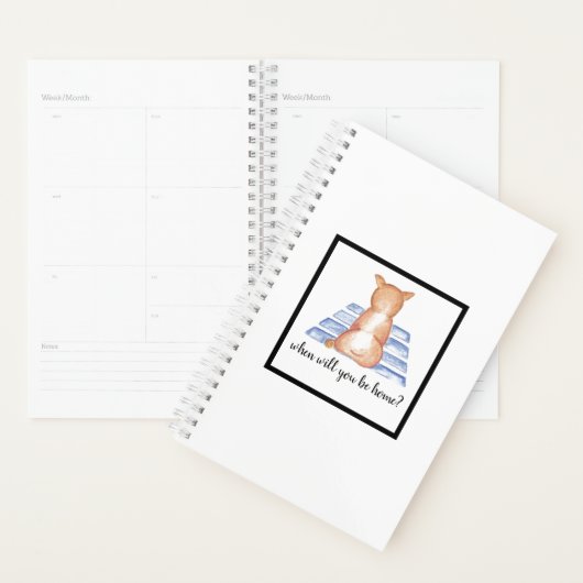 Eenvoudige kleine hond planner (Display)