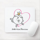 Eenvoudige kleine Miss Princess | Roze Hart Muismat (Met muis)