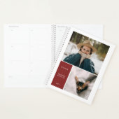 Eenvoudige kleuren Falu rood lijst foto Planner (Display)