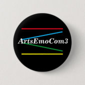 Eenvoudige kleuren-LOGO Ronde Button 5,7 Cm (Voorkant)