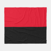 Eenvoudige kleurencartridge voor zwart en rood fleece deken (Voorkant (Horizontaal))