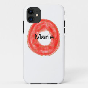 Eenvoudige kleurrijke donuts voeg naam minimale aa Case-Mate iPhone case