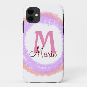 Eenvoudige kleurrijke glitters glitter voeg naam m Case-Mate iPhone case