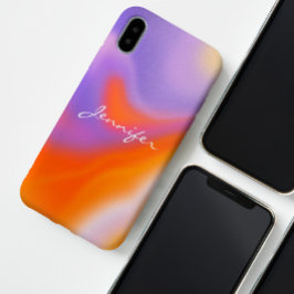 Eenvoudige kleurrijke gradiënt persoonlijke iPhone Case-Mate iPhone 14 Plus Hoesje