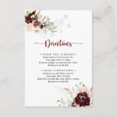 Eenvoudige kleurrijke klassieke bocht-wikkelrichti informatiekaartje (Voorkant)