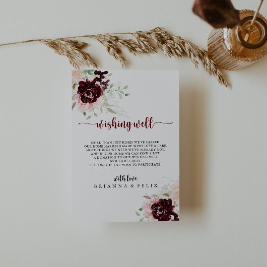 Eenvoudige kleurrijke klassieke bruiloft goed informatiekaartje