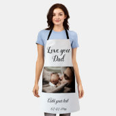 eenvoudige, kleurrijke, minimale fotovaders dagkaa schort (Gedragen)