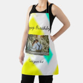 eenvoudige , kleurrijke , minimale geboortedatum schort (Insitu)