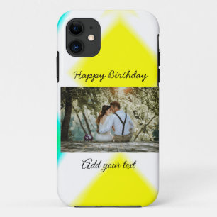 eenvoudige kleurrijke minimale gelukkige verjaarda Case-Mate iPhone case