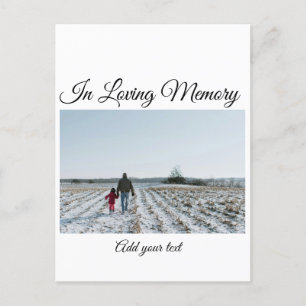 eenvoudige kleurrijke minimale liefdevolle herinne briefkaart