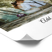 eenvoudige kleurrijke minimale liefdevolle herinne poster (Hoek)