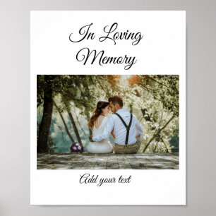 eenvoudige kleurrijke minimale liefdevolle herinne poster