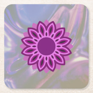 EENVOUDIGE KLEURRIJKE MODERNE CADEAU DOCHTER ZUSTE KARTONNEN ONDERZETTERS