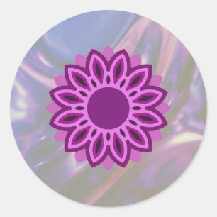 EENVOUDIGE KLEURRIJKE MODERNE CADEAU DOCHTER ZUSTE RONDE STICKER