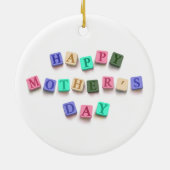 Eenvoudige kleurrijke Moederdag Tegels | ORNAMENT (Achterkant)