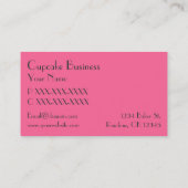 Eenvoudige, kleurrijke visitekaartjes van gebakken (Achterkant)